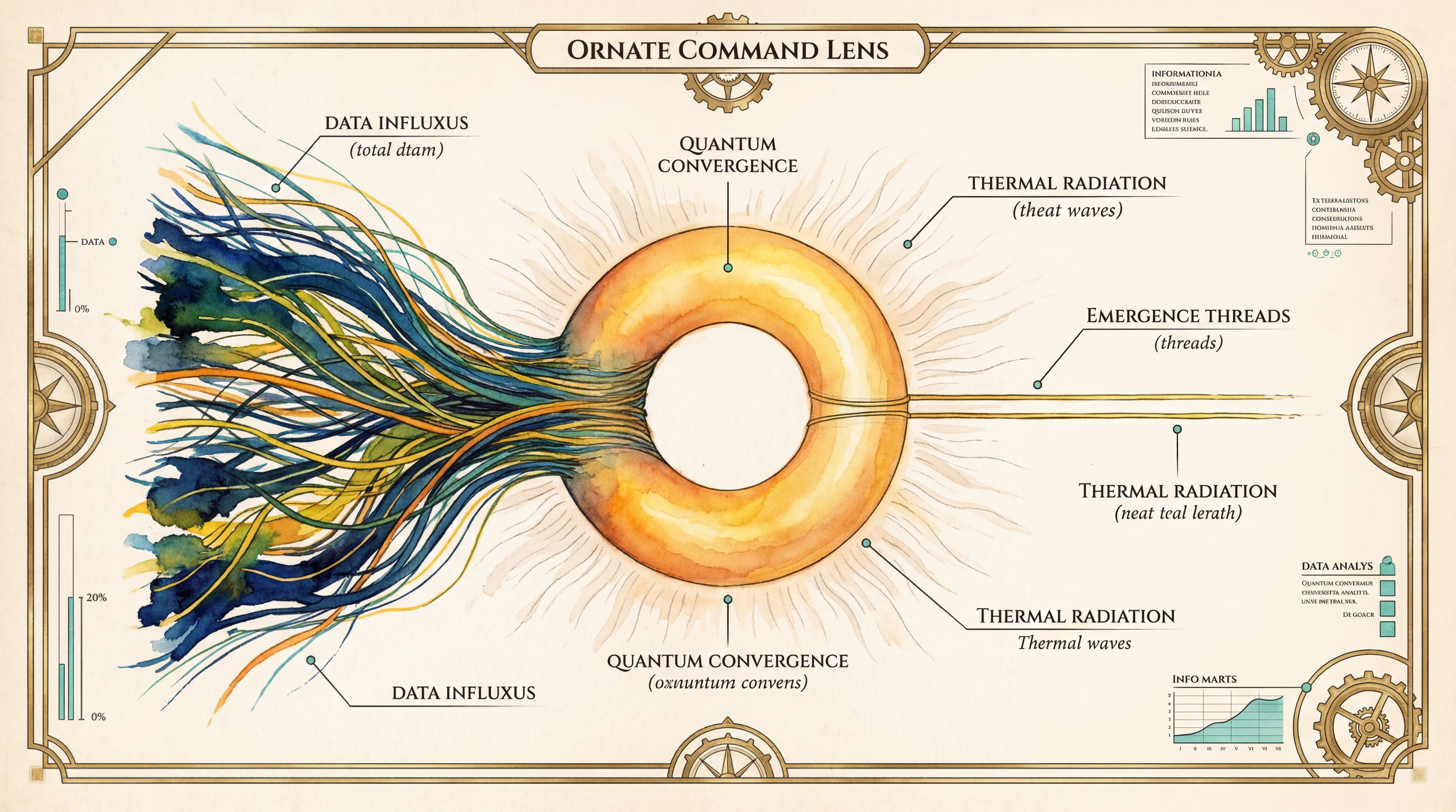 The Landauer Torus — information compressed through the boundary